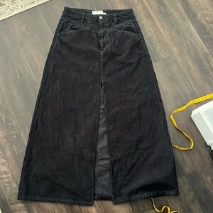 We the free “come as you are” cord skirt